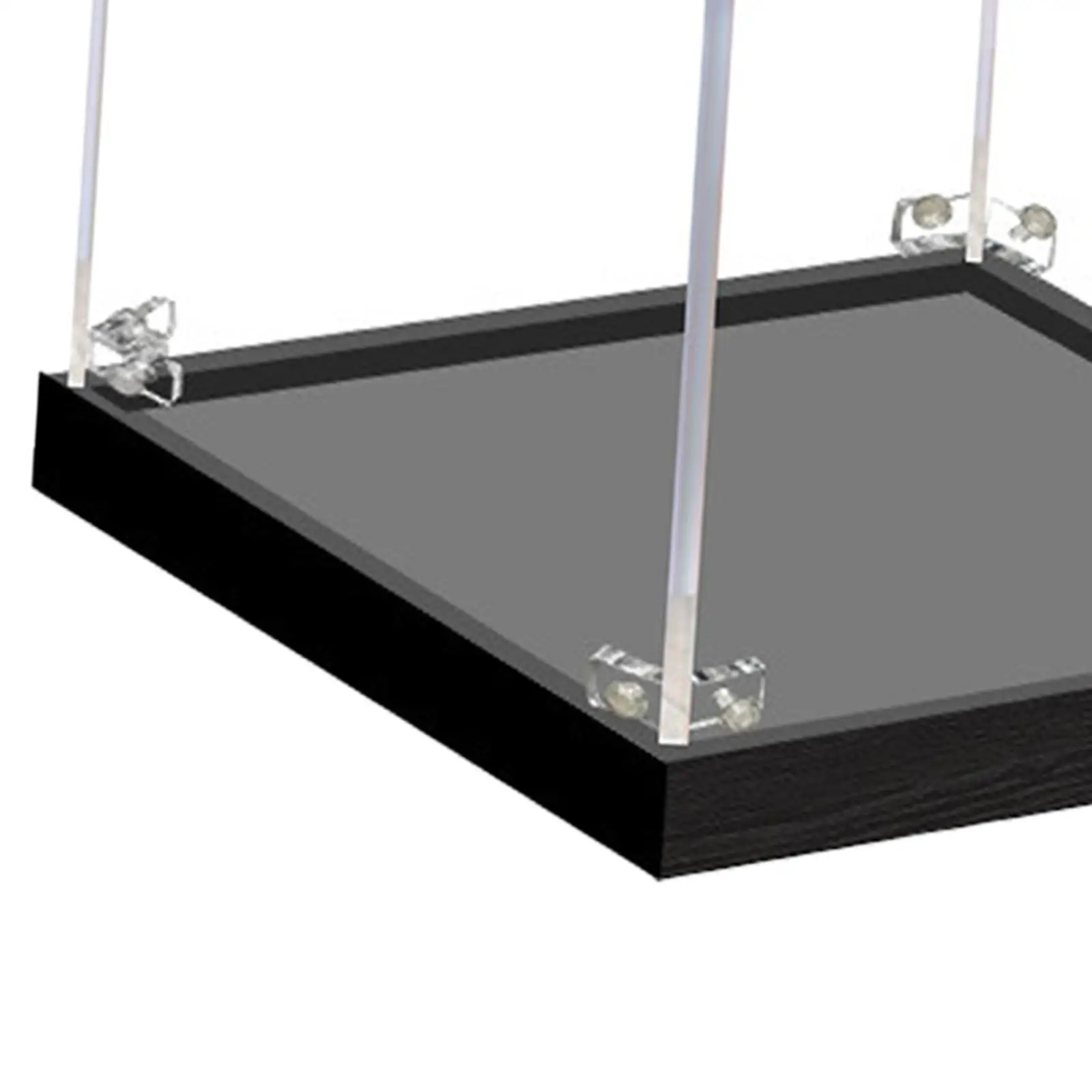 Acrylic Display Case Action Figure Display Case Crafts Showcase Diecast Toy Cars Showcase for Dolls Statue Shoes Cosmetics