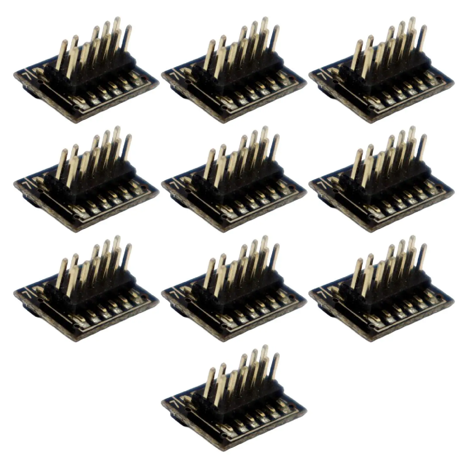 10x Electric Train DC Plug in Board Electric Train Parts Universal,Circuit Board Accessories,for 1/87 HO Scale Toys Hobbies
