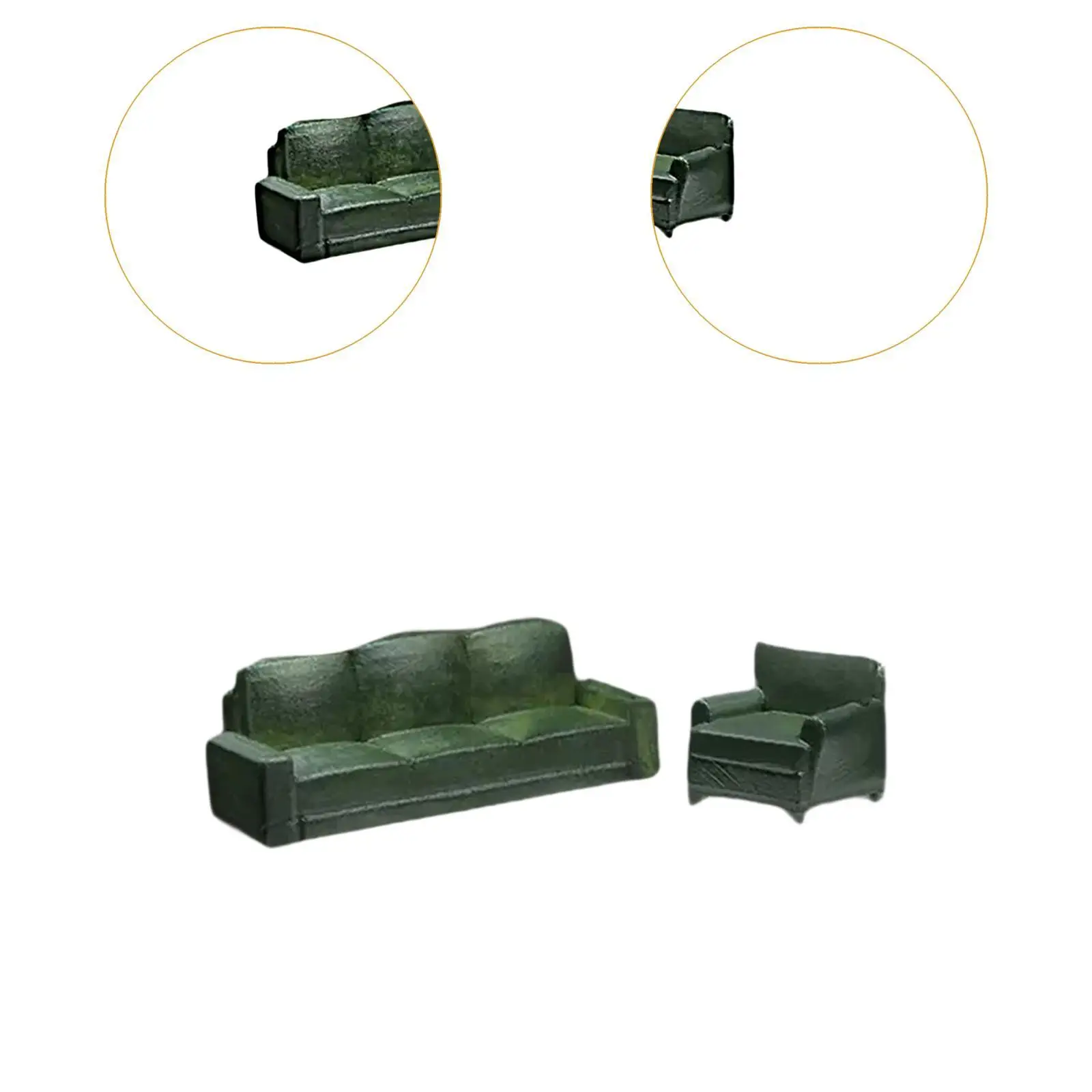 Escenas en miniatura, modelo pequeño, paisaje realista, coleccionables, utilería para fotos, paisaje pintado, adorno para exteriores, Dioramas, 1/64 - imagen 5