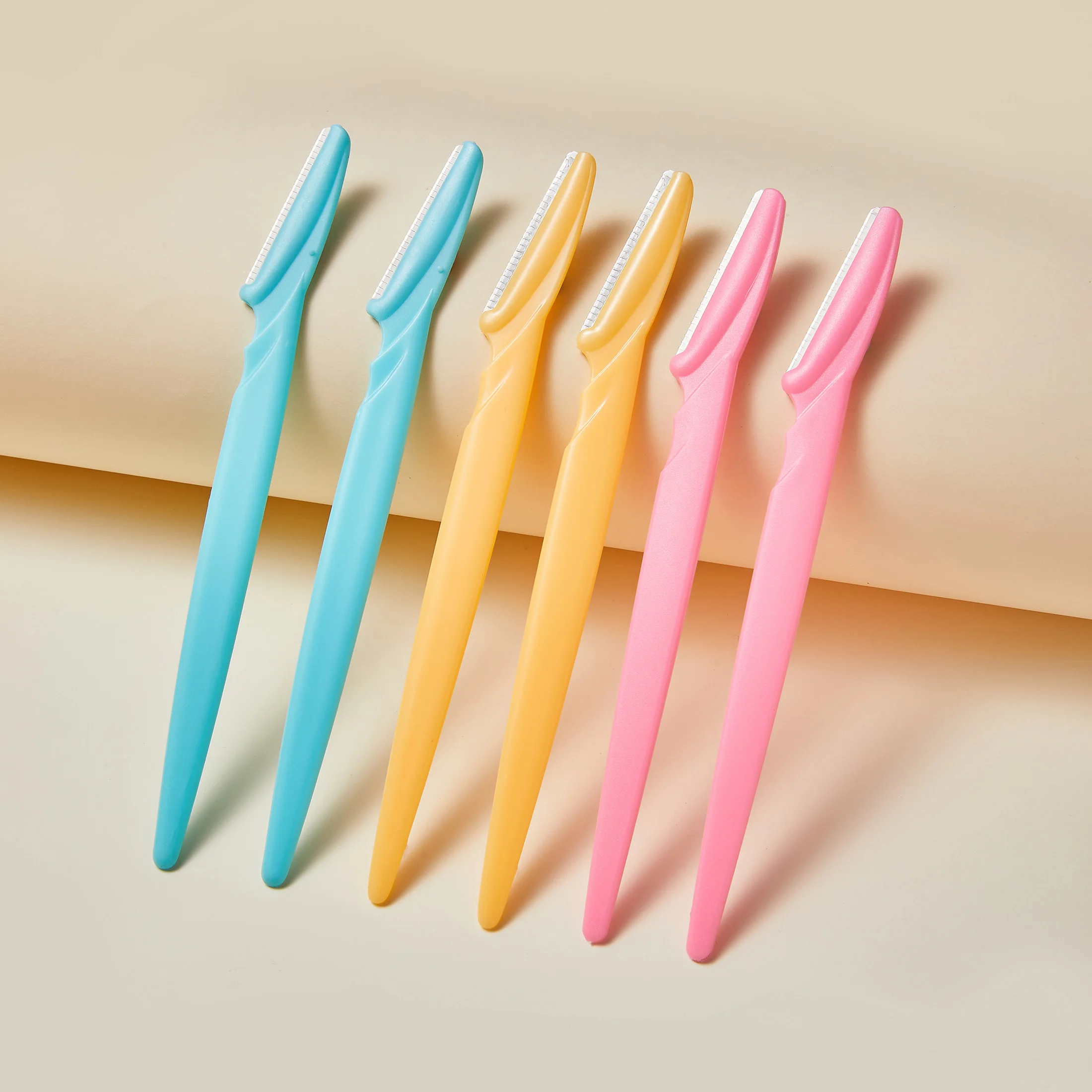 Recortador de cejas en estuche, afeitadora de depilación, cuchillas seguras, herramientas de recorte, botella, maquinillas de afeitar para cejas con contenedor Facial, 30 Uds./10 Uds. - imagen 5