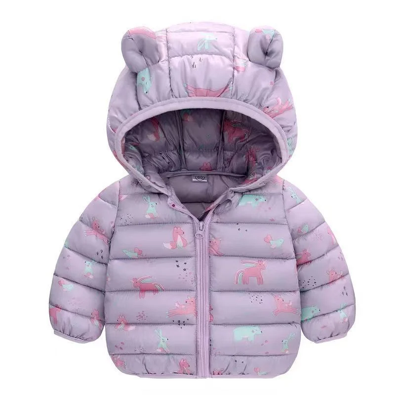 Chaqueta de plumón con capucha – Abrigo cálido para niños - imagen 3