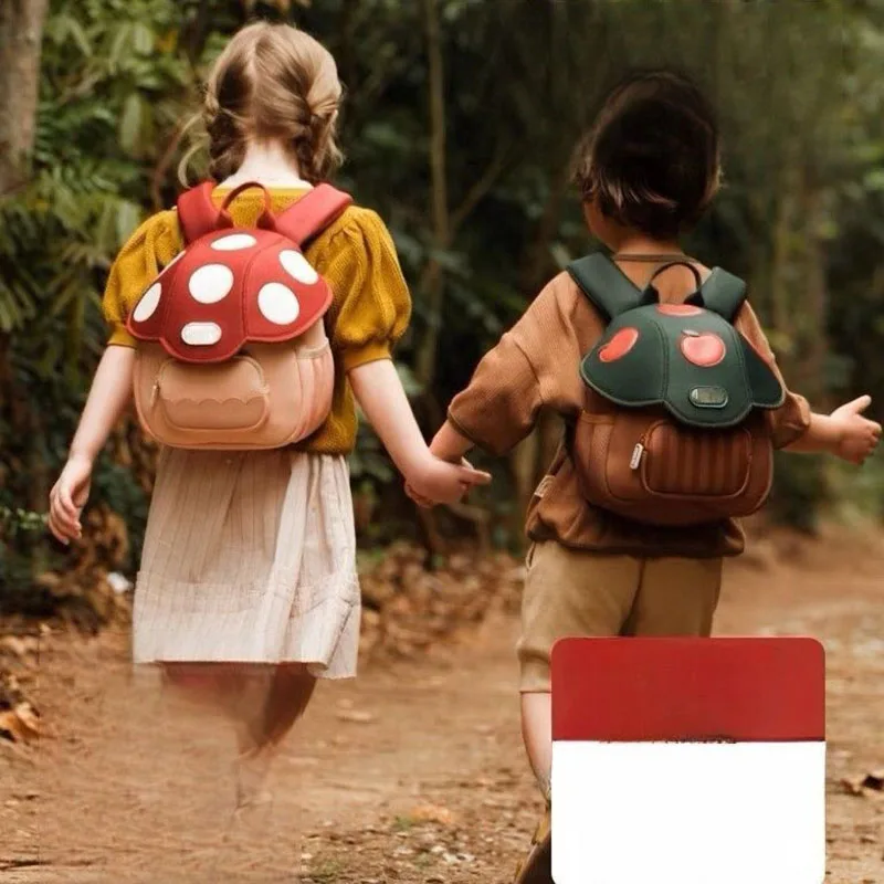 Nueva mochila MILANCEL de otoño para niñas, bolso de hombro con forma de seta bonita para niños, mochila escolar de helado para niños - imagen 2