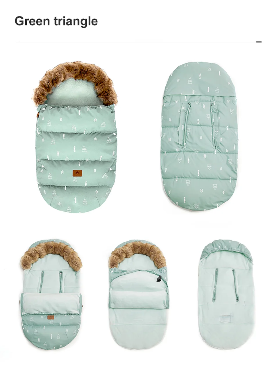 Funda reversible para cochecito – Saco térmico universal - imagen 4