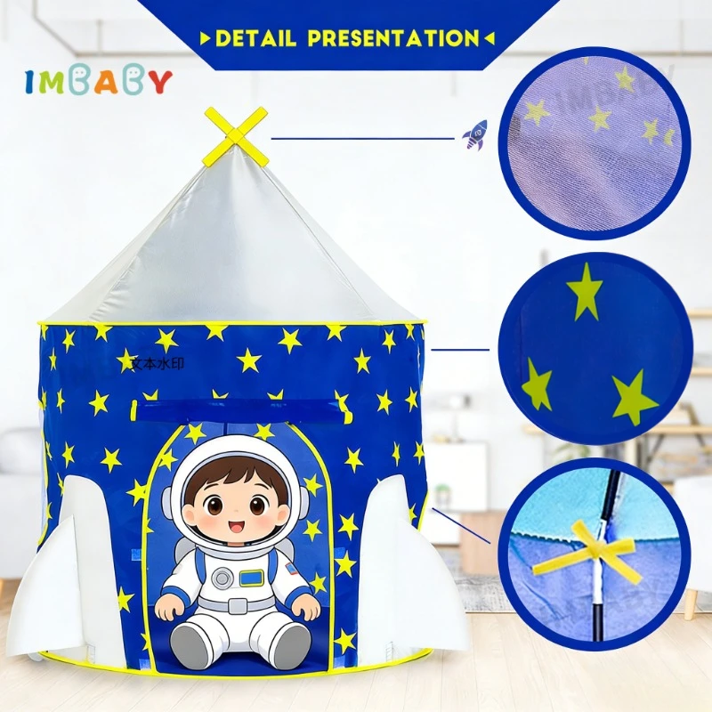 Carpa infantil con túnel y piscina de bolas para niños - imagen 4