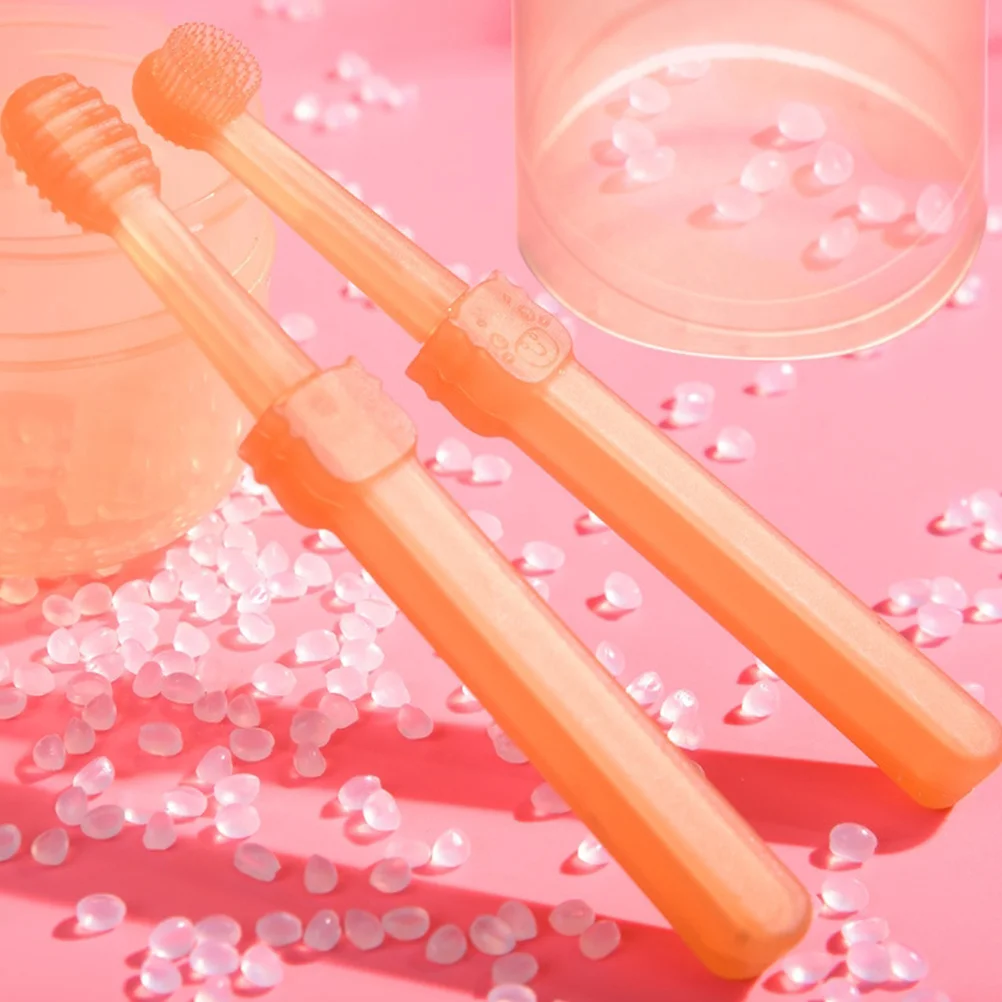Juego de cepillos de dientes de silicona para bebé, cepillo de dedo suave, limpiador Oral infantil, limpiador de lengua para bebé recién nacido, cepillo de dientes para niño pequeño, 2 uds. - imagen 3