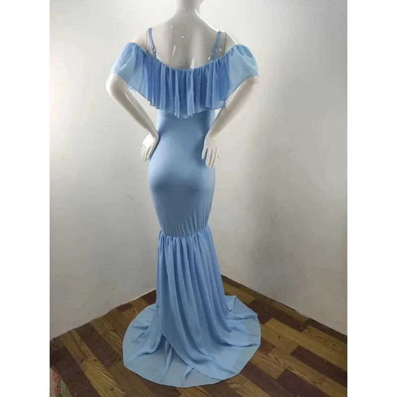 Vestido premamá de encaje con trenza – Manga corta - imagen 2