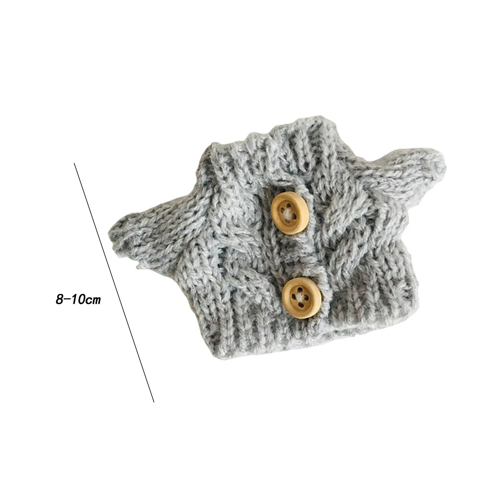 Cloth Doll Sweater Soft Handmade Doll Accessories Fashion Doll Dress up Accessories for 17cm Pendant Doll Dress up Accessories