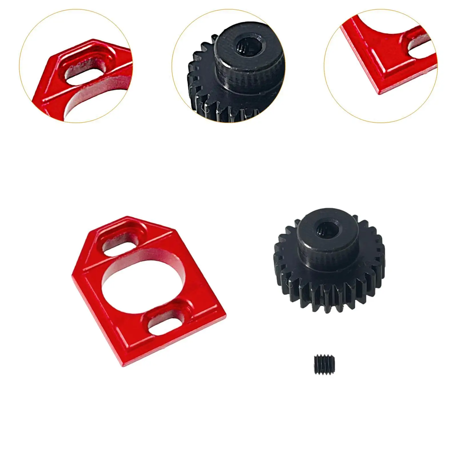 1:14 RC Car Easy to Install Multiuse Metal Motor Holder Motor Gear DIY Modified for 14209 14211 Rcvehicle 14301 Spare Parts