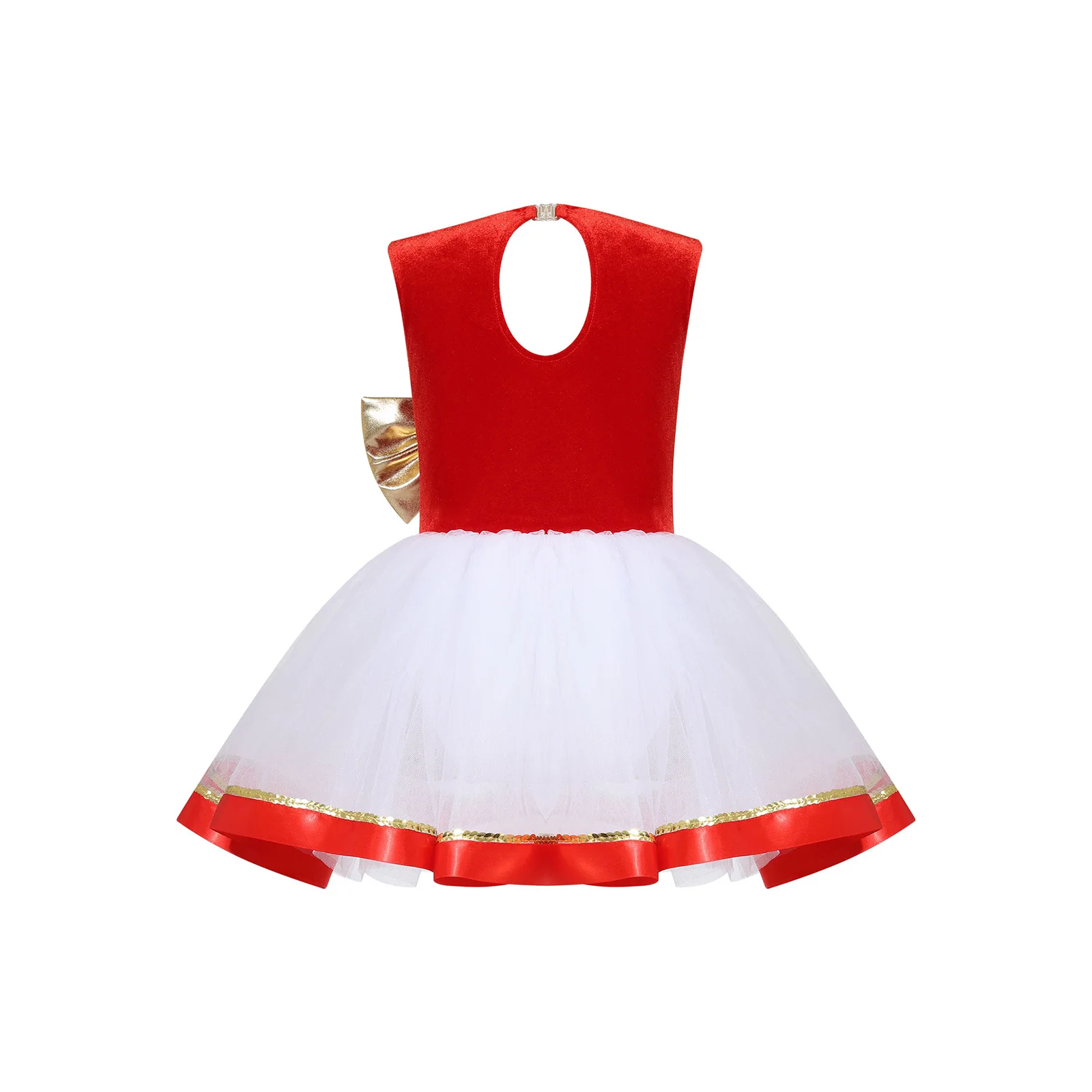 Vestido tutú ballet niña - Traje de baile navideño - imagen 4