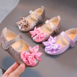 Zapatos antideslizantes con lazo para niña – Suela suave