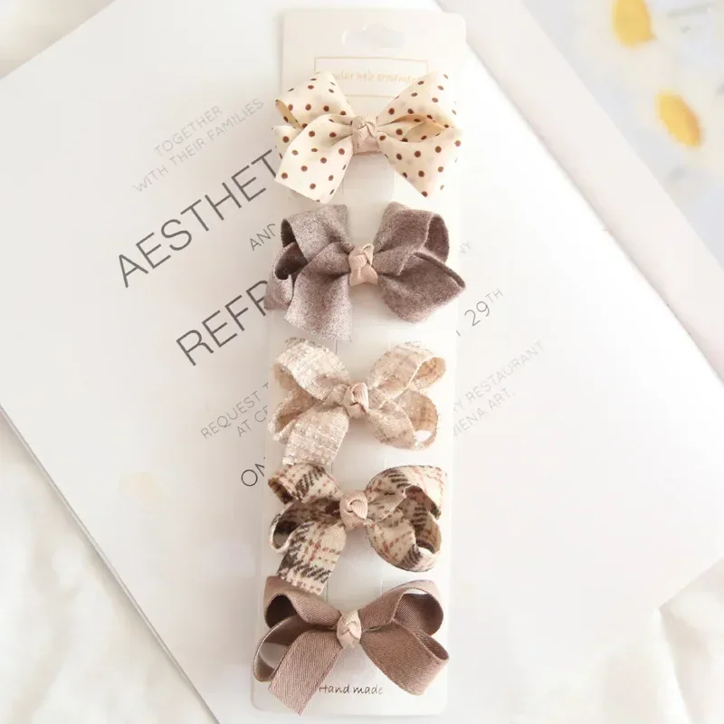 Pinzas para el cabello bebé niña estilo princesa con lazo europeo - imagen 4