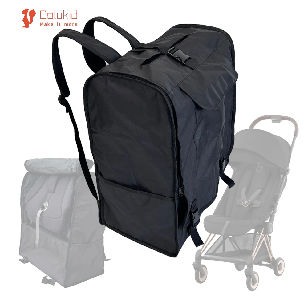 COLU KID ®   Bolsa de viaje para cochecito de bebé, mochila, accesorios de almacenamiento para cochecito compatibles con carritos de bebé Cybex Coya, Beezy,Eezy
