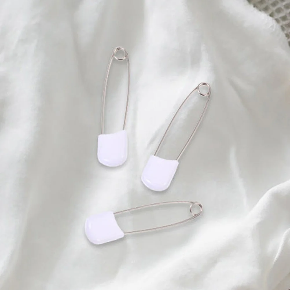 30 Uds. De alfileres para pañales de bebé, alfileres de seguridad para pañales de tela, recubiertos de plástico grandes, punta suave fuerte y confiable, paquetes de toallitas seguras a prueba de fugas - imagen 5