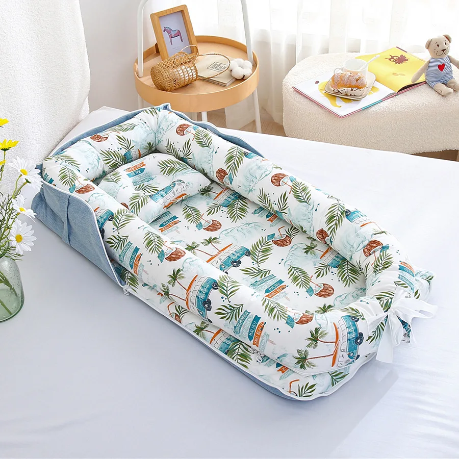 Cuna de viaje para bebé: Portabebés portátil para mamá - imagen 5