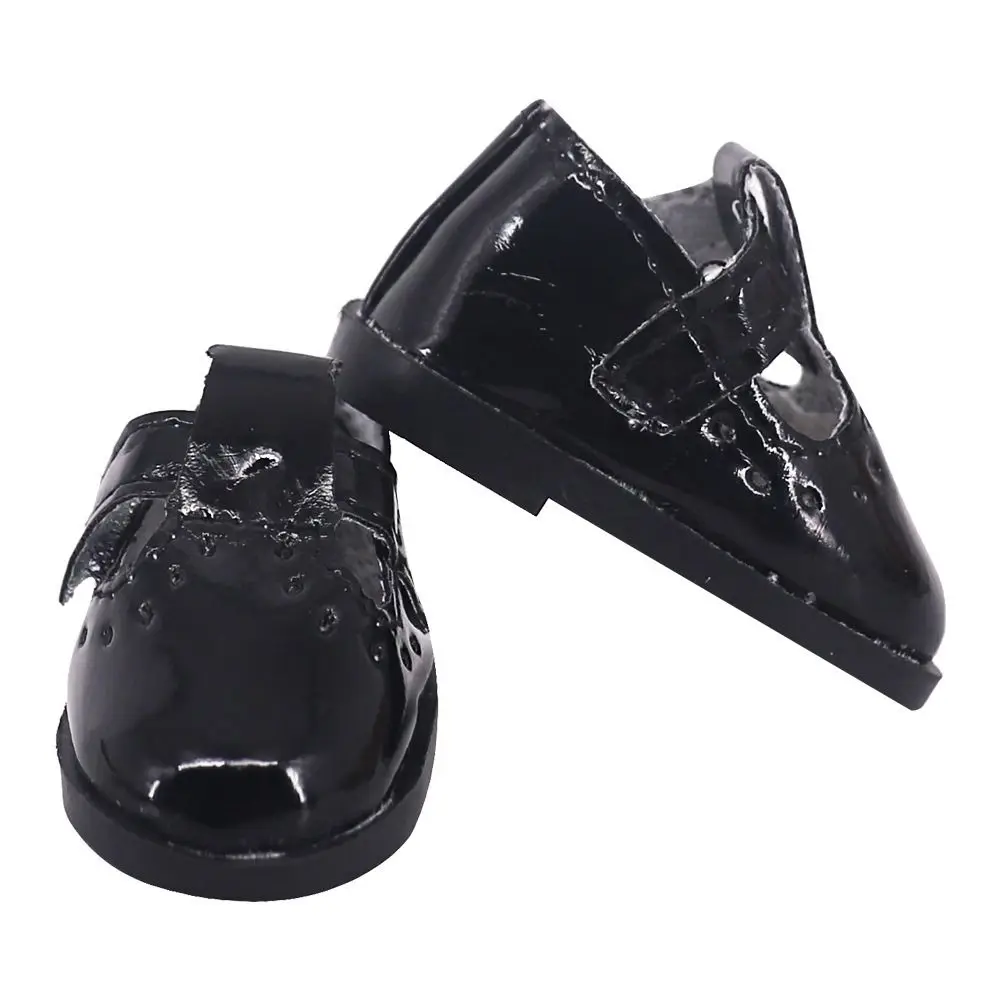 Zapatos de muñeca de Material de algodón, serie rosa, zapatos de cuero PU para muñeca, bonito zapato superior de 20cm, accesorios para muñecas de tamaño, juguete para niña - imagen 4