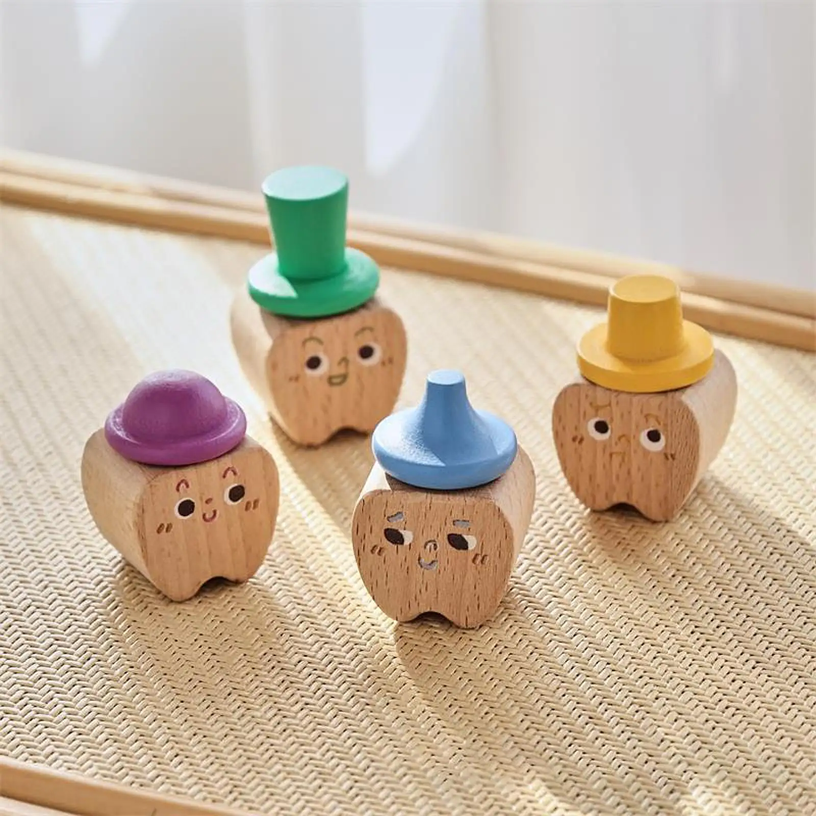 4Pcs Tooth Fairy Box,Tooth Container Case,First Collection Memorial Box Baby Tooth Keepsake Box for Baby Shower Birthday Gift