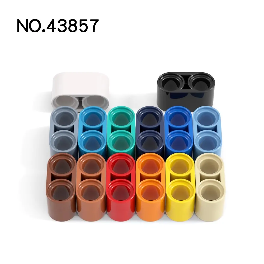 20 piezas MOC 43857 fascio de alta tecnología 1x2 espesores Liftarm mattoni compatibles blocchi fai da te particelle bambino cervello giocatto - imagen 4