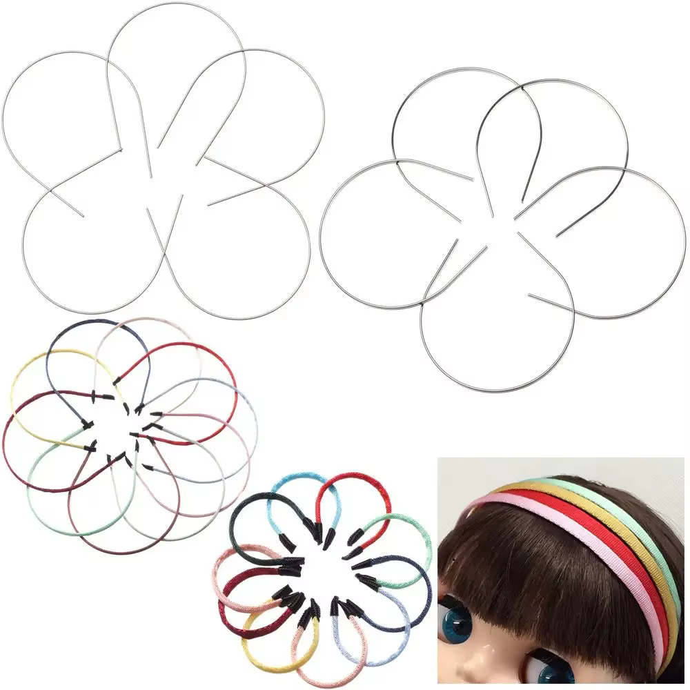 Diademas miniatura para muñecas – Set de 5 accesorios de cabello - imagen 5