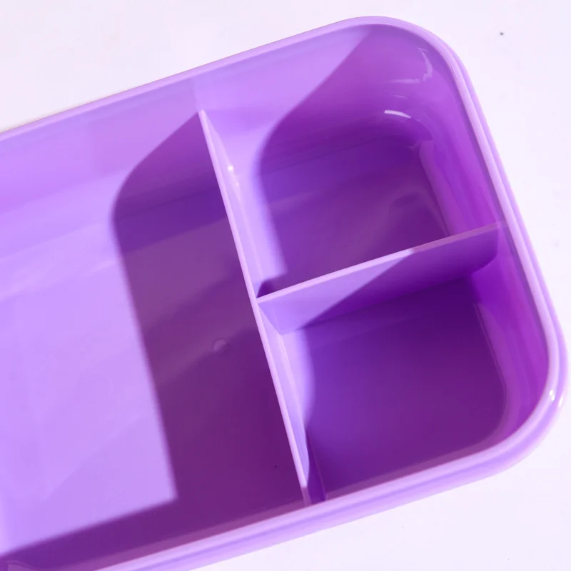 Fiambrera Kuromi, caja Bento portátil de plástico para estudiantes, contenedor Bento con letras de A-Z de dibujos animados, caja de comida para el almuerzo aislada, regalo de cumpleaños - imagen 5