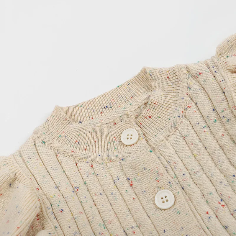 Suéter de punto, pelele para bebé, prendas de vestir exteriores de otoño, mono, cárdigan, traje cálido de manga larga, enredadera tejida, ropa para sesión de fotos de recién nacido - imagen 3