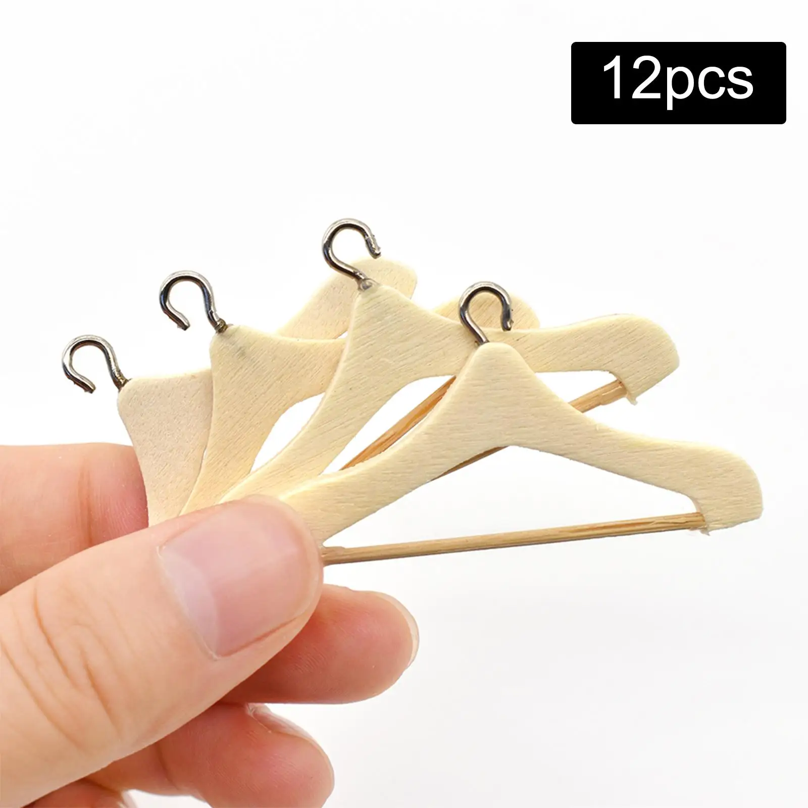 Mancuernas en miniatura 1:12, modelo de simulación, muebles de habitación, suministros de decoración, madera, 5cm x 2,5 cm