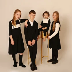 Pantalones de invierno con cremallera en algodón cálidos para niños