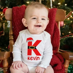 Gorro de Papá Noel para bebé – Inicial personalizada
