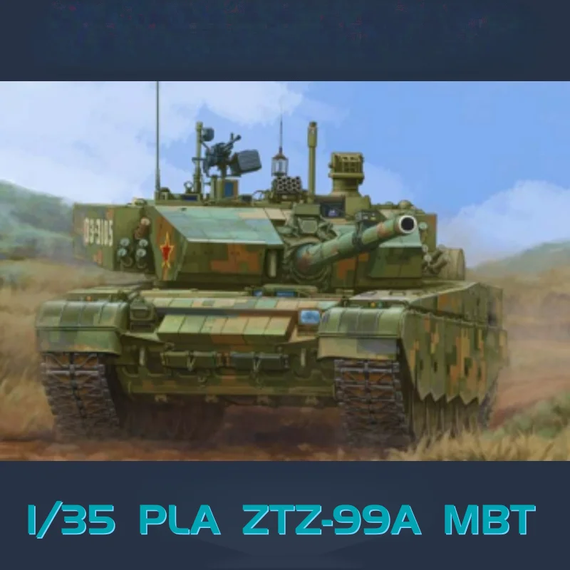 TRUMPETER 1/35 PLA ZTZ-99A MBT Modelo de rompecabezas de ensamblaje de plástico