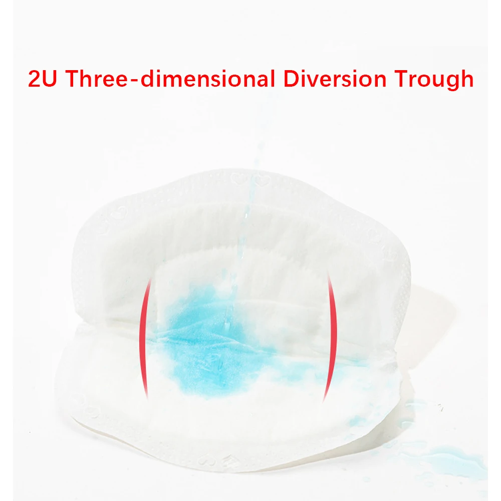 Almohadillas desechables para lactancia materna, almohadilla de algodón transpirable y delgada, superabsorbente - imagen 5