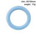 5pcs pastel blue