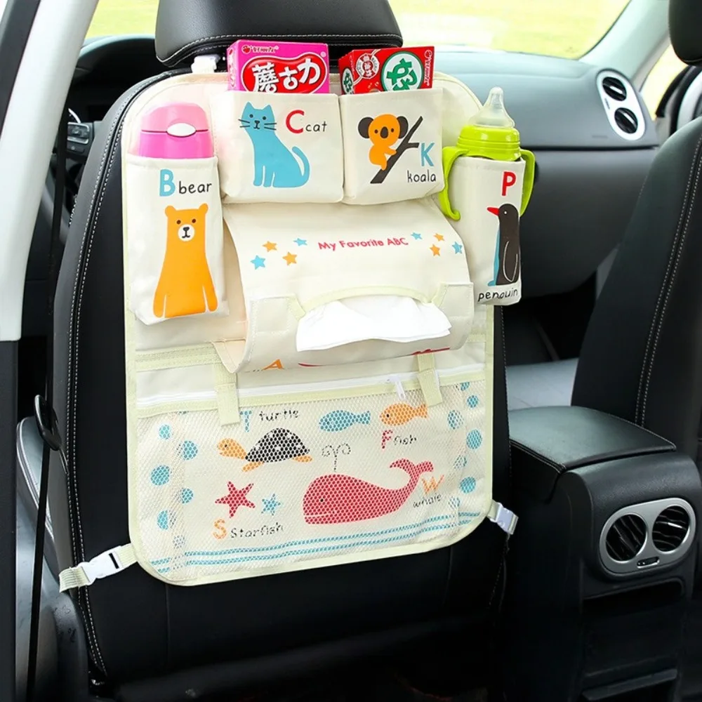 Organizador de asiento para coche infantil con bolsillos de almacenamiento - imagen 2