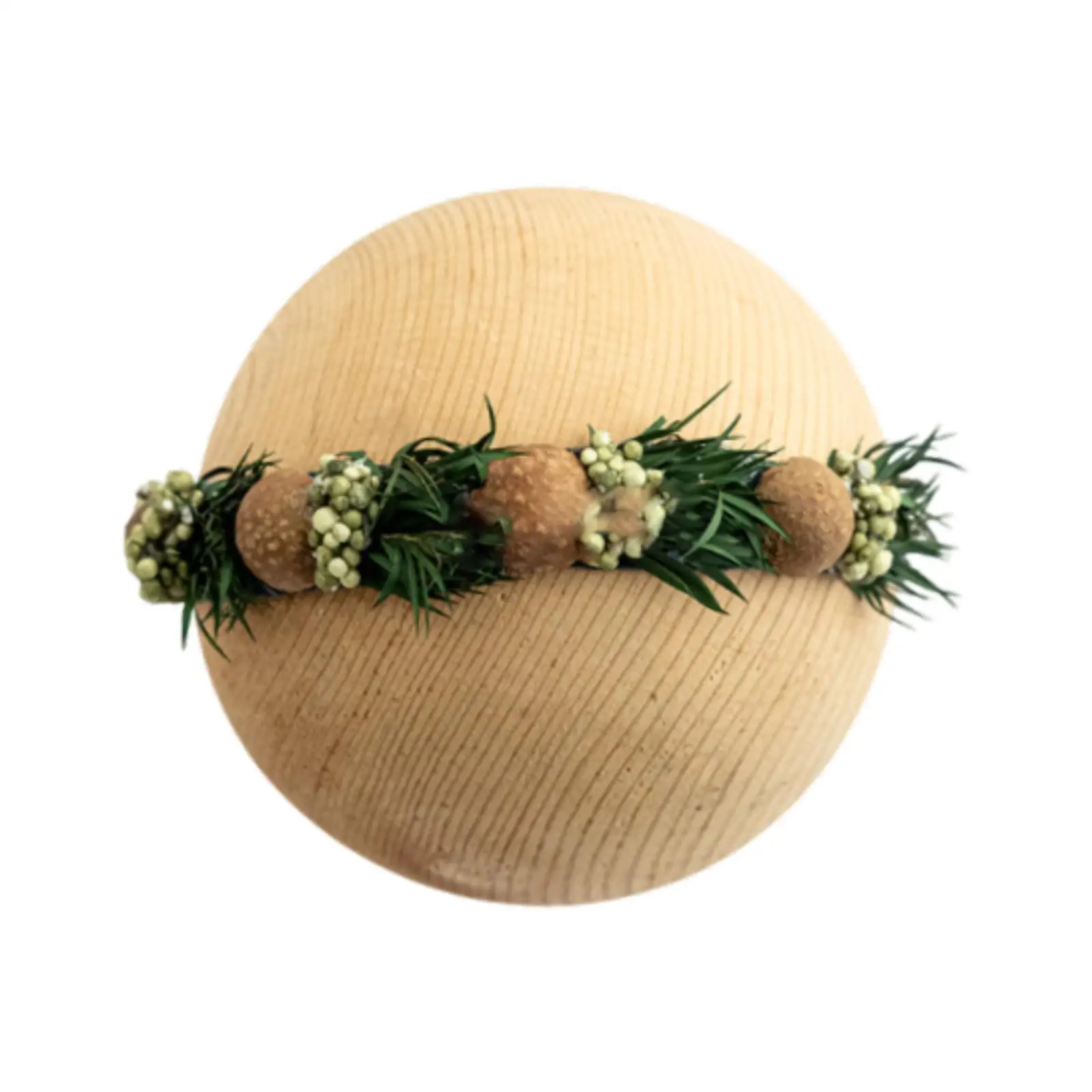 Newborn Flower Headband 0-6 Months Floral Crown Adjustable Gift Photography