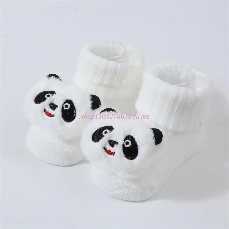 R6FD Lindos calcetines para caminar para bebés Bebé transpirable para caminar calcetines sólidos calcetines para caminar para - imagen 4