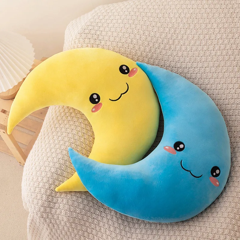 Peluche Luna suave para bebé – Almohada decorativa de regalo - imagen 5
