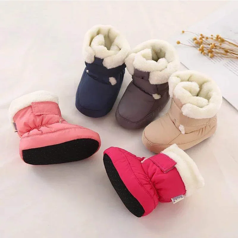 Botas de invierno unisex para bebé – Primeros pasos en piel sintética - imagen 2