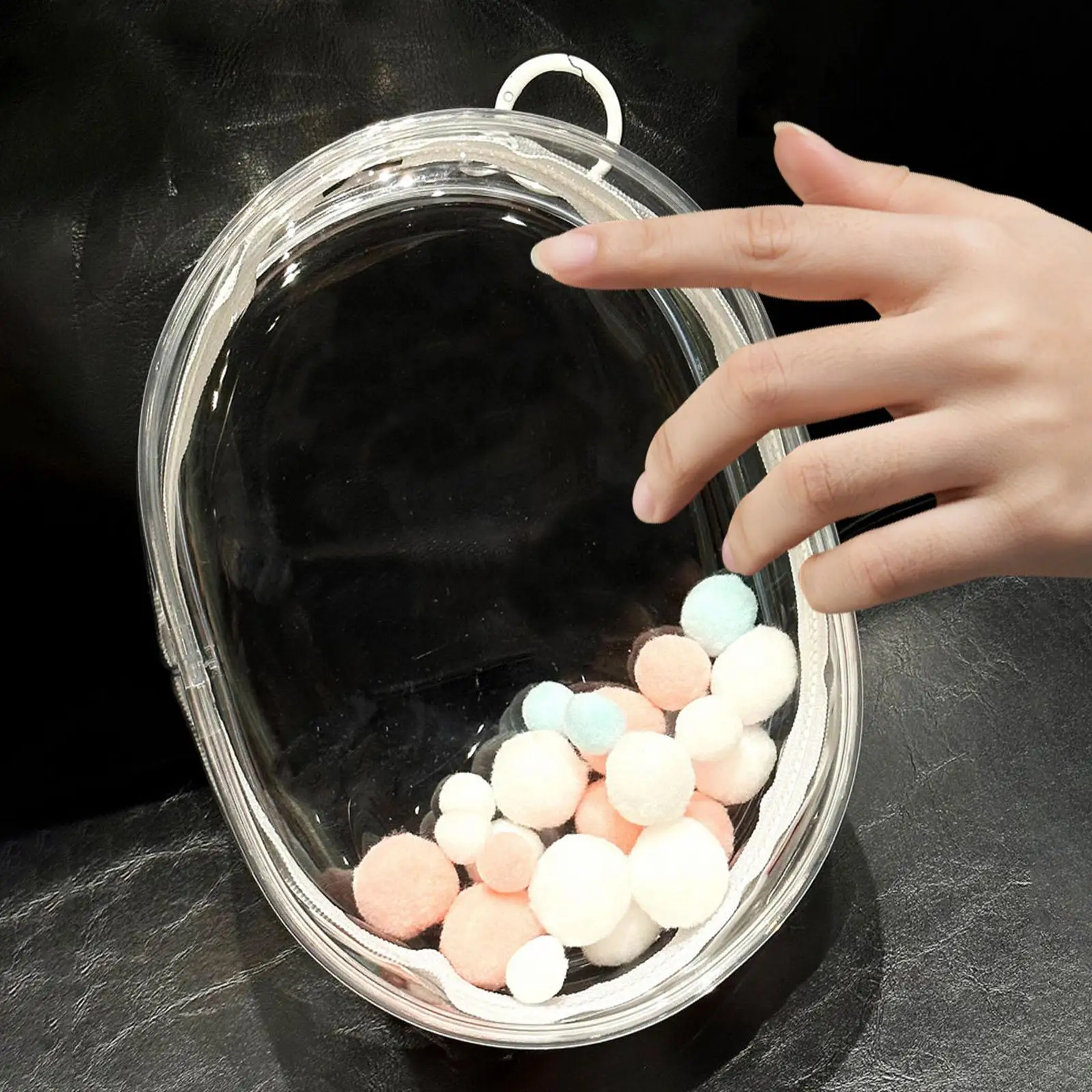 Soporte compacto para figuras para mini muñecas, bolsa de exhibición transparente para coleccionistas - imagen 4