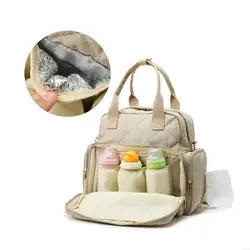 Bolsa de pañales QX2D ligera e impermeable para mujer