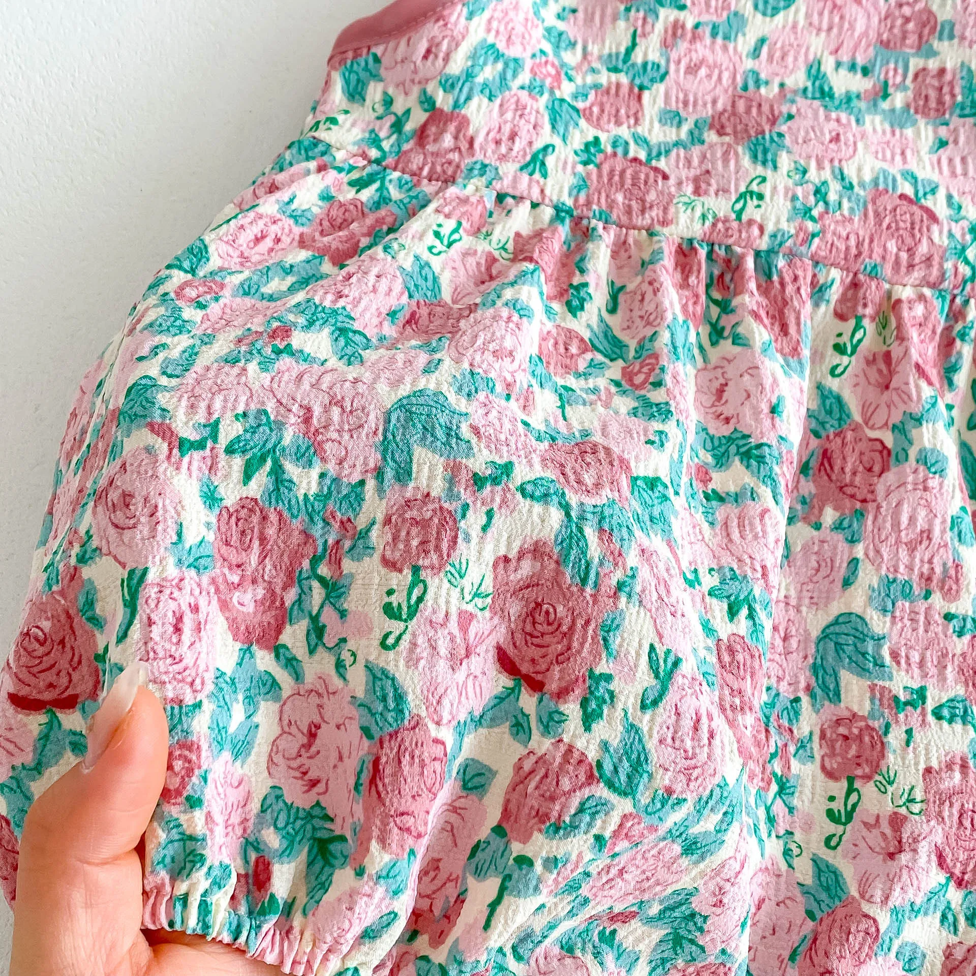 MILANCEL-ropa de verano para niñas, monos florales con lazo grande, sin mangas, una pieza, 2024 - imagen 5