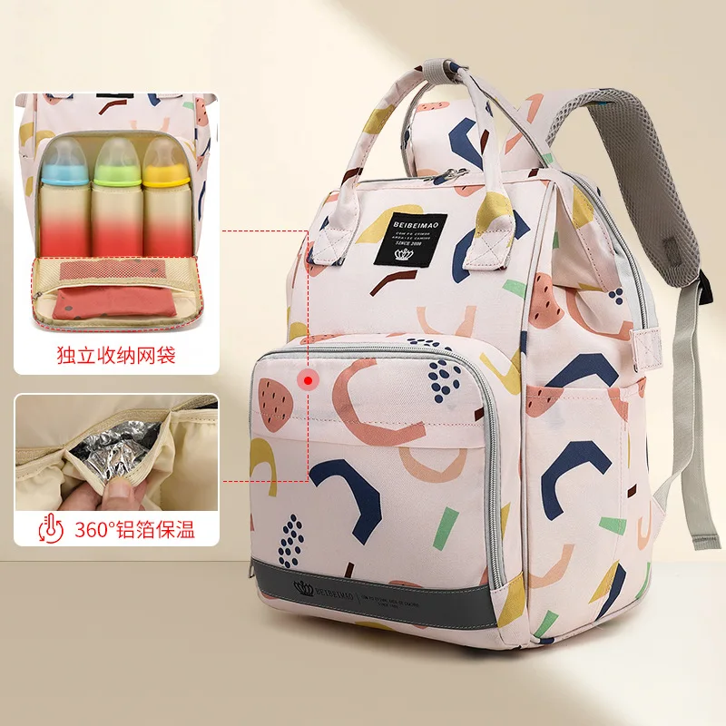 Bolso bandolera de mamá con gran capacidad para bebé - imagen 4