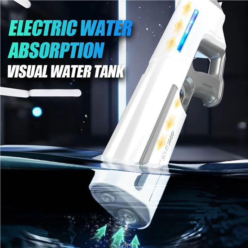 Pistola de agua eléctrica para niños – Alta capacidad verano - imagen 5