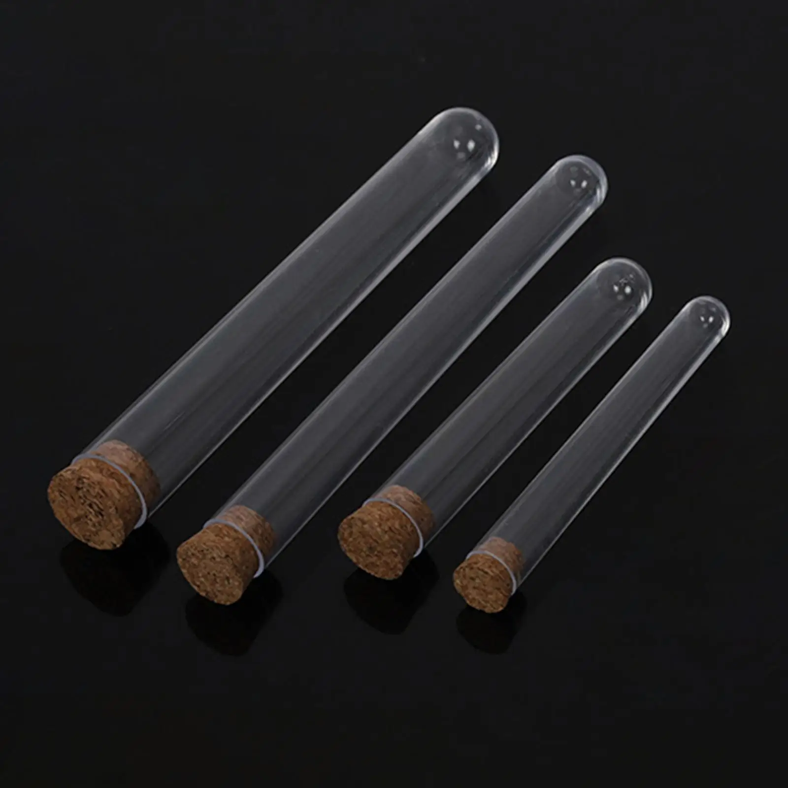 50Pcs Test Tubes with Lids Party Favors Multipurpose Organizer for Halloween Holiday Gift Beads Plant Propagation Dried Flowers