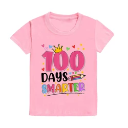 Camiseta 100 días de escuela – Gráfica divertida para niños y niñas