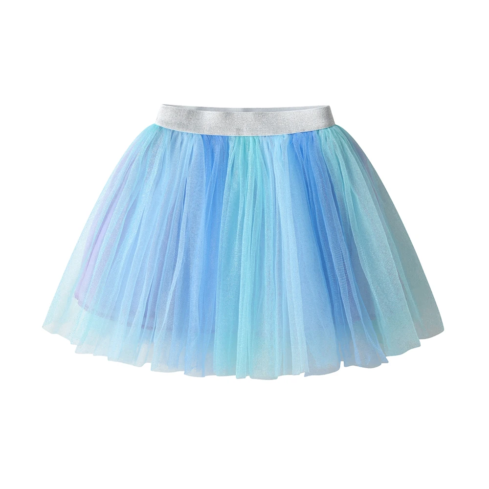 DXTON Tutú tul esponjoso niñas – Falda ballet princesa - imagen 3