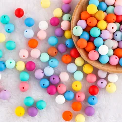 Kovict Cuentas redondas de silicona para manualidades infantiles