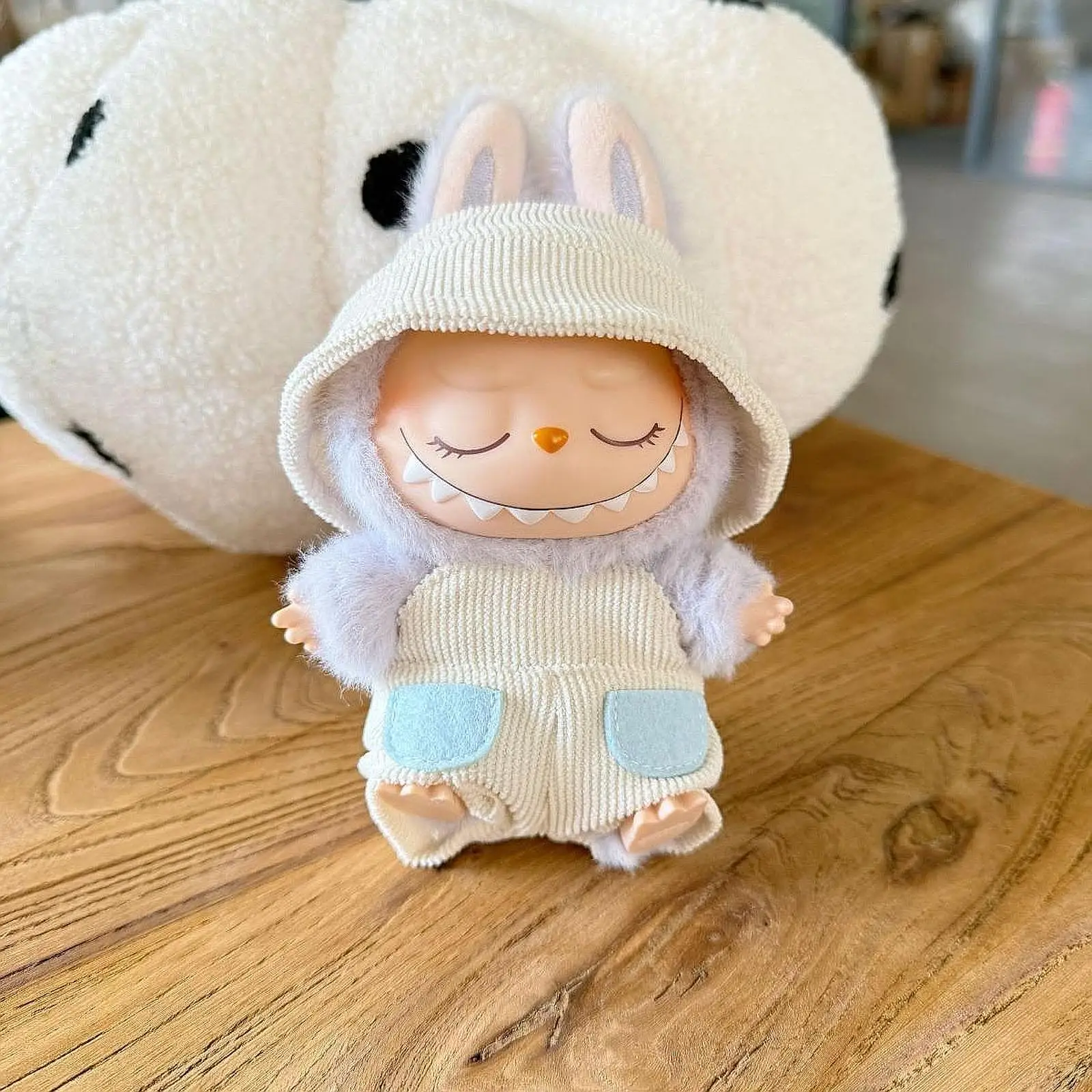 Plush Doll Rompers with Hat Decoration Hands on Cute Coordination Doll Outifits Photo Props for 5.91inch/6.69inch Doll for Kids Plush Doll Rompers with Hat Decoration Hands on Cute Coordination Doll Outifits Photo Props for 5.91inch/6.69inch Doll for Kids