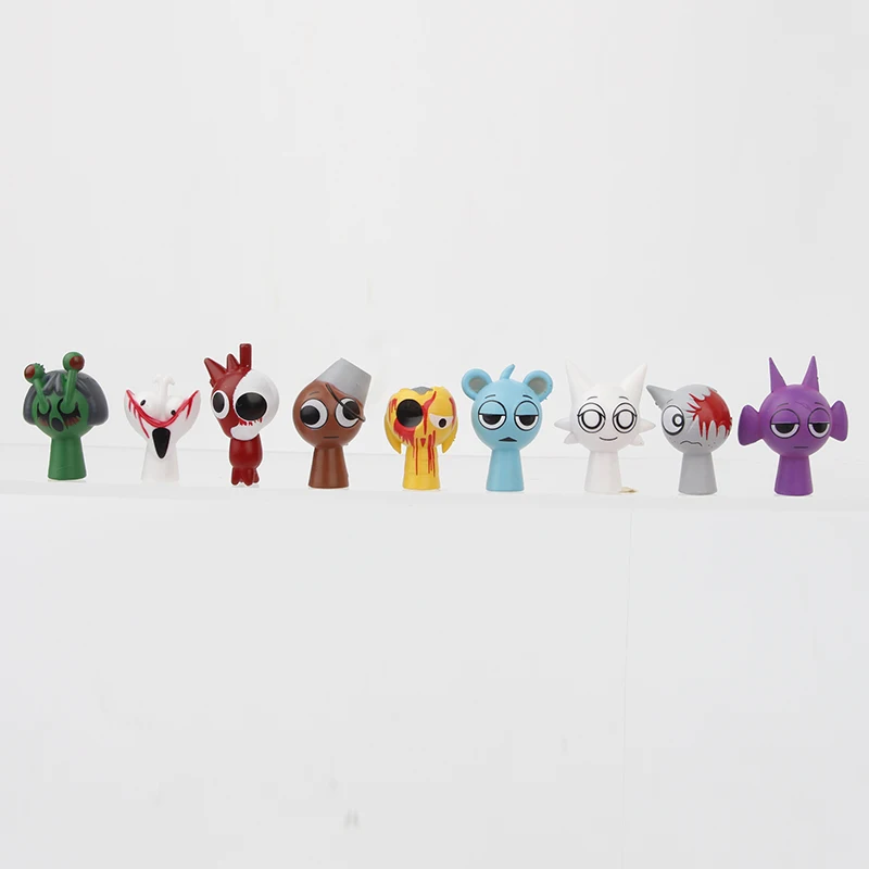 48 unids/set Mini Sprunki figura de acción juguete película dibujos animados Wenda modelo muñeca figuritas regalo para niños - imagen 5