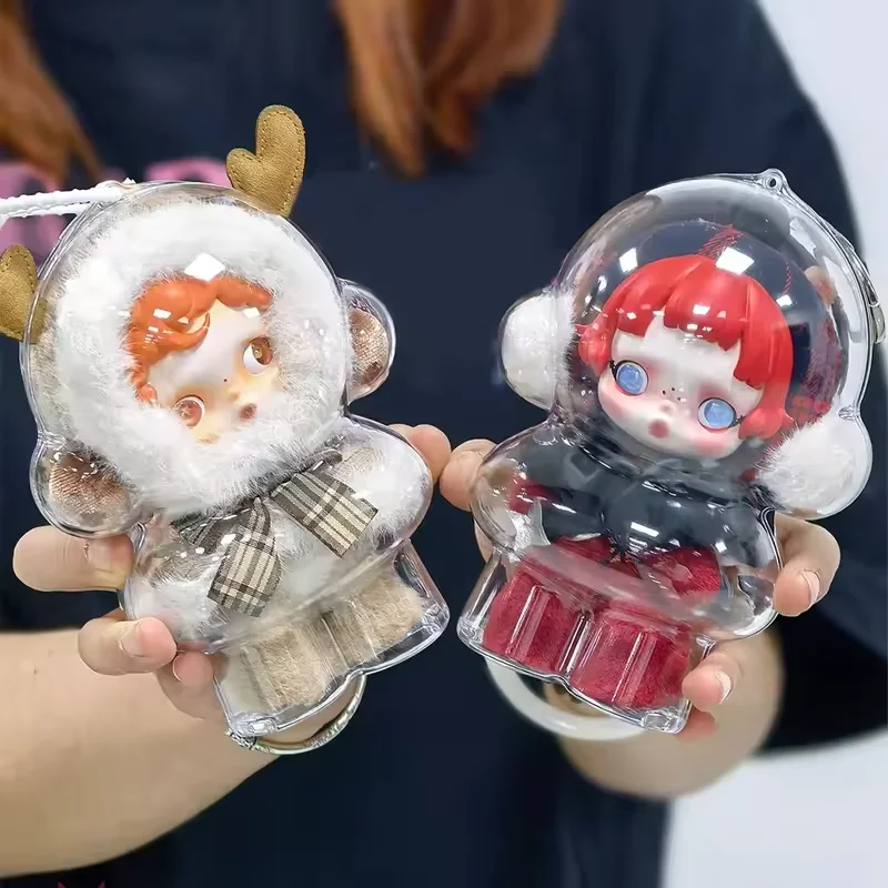 Funda protectora transparente para cráneo Panda, movimiento de invierno para muñeca SP, organizador de cables portátil, caja de almacenamiento - imagen 2