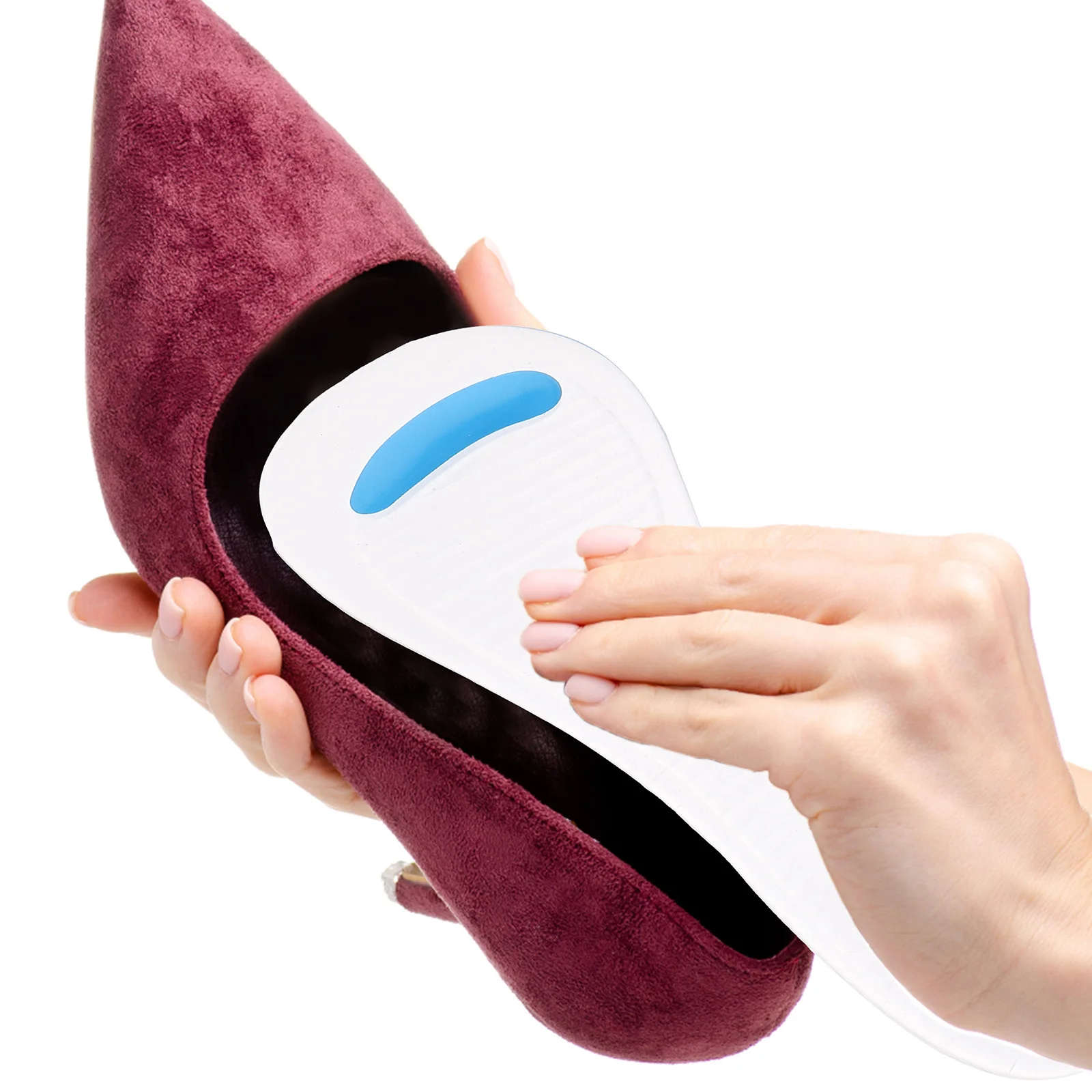 Almohadillas de Gel para tacones altos, soporte de cojín de Gel suave y transpirable, revestimientos de talón cómodos para zapatos, plantilla de alivio de presión, 10 Uds. - imagen 4