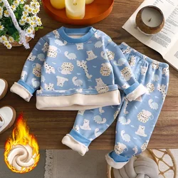 Pijama infantil de invierno acolchado manga larga - Calentito y cómodo