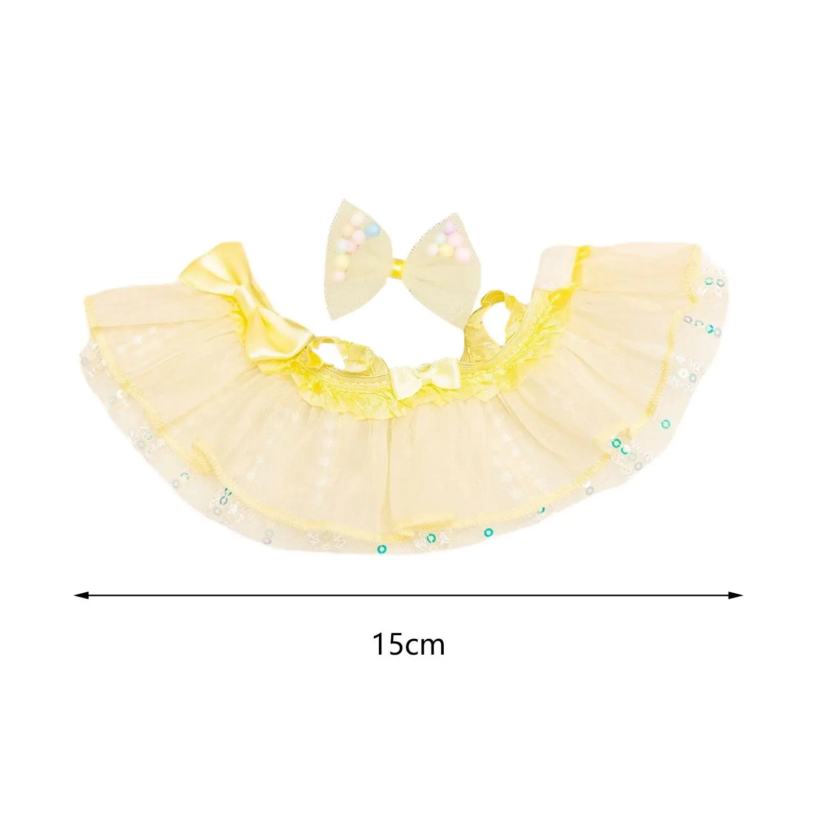 Mini 6 inch Doll Clothes,Cute Doll Clothes Suit,Hair Accessories,Gift Doll Dress Set,Doll Clothes for Dolls,Pendant Doll,Kids